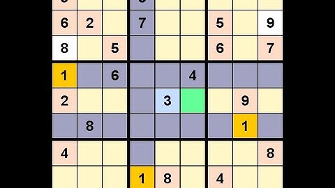 How to Solve New York Times Sudoku Hard February 28, 2021 - Hidden Pair