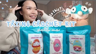 Trying a crochet kit? Is it beginner friendly? 🐡🫧🧶