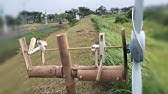 Membuat kincir angin pengusir burung suara unik - YouTube