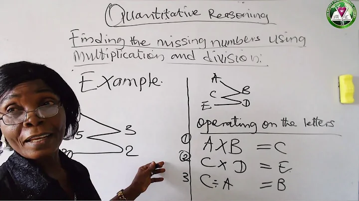 QUANTITATIVE REASONING  FINDING THE MISSING NUMBER...