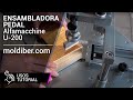 Vídeo: ENSAMBLADORA PEDAL Alfamacchine U-200 PARA UNIR ESQUINAS DE MARCOS DE MADERA