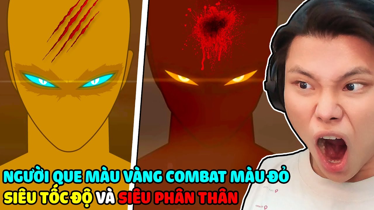 JAYGRAY LỒNG TIẾNG COMBAT GODS PHẦN 2 CỰC HAY*ĐẠI CHIẾN NGƯỜI QUE MÀU VÀNG VS MÀU ĐỎ ĐÁNH NHAU 🟡🤜🤛🔴