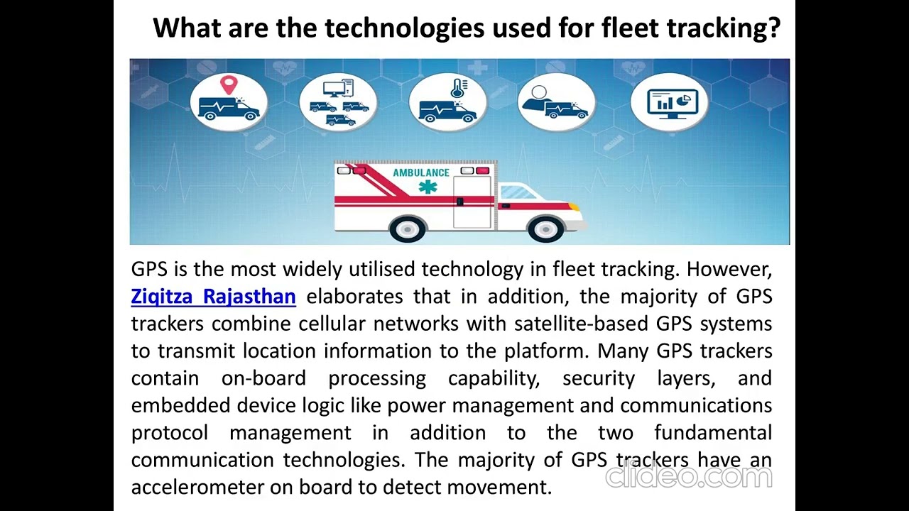 Ziqitza Rajasthan   What is Fleet Tracking
