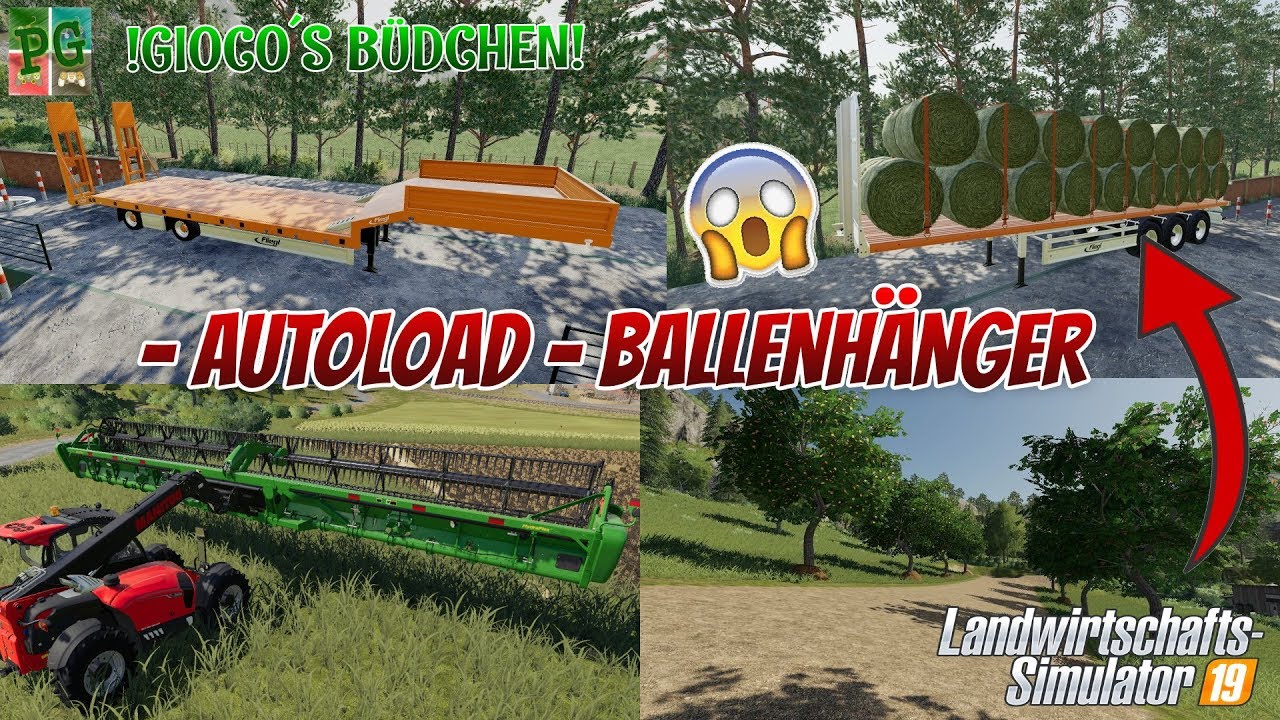 AUTOLOAD BALLENANHÄNGER & MEHR - PC/KONSOLE🔥😱│LS19 - FS19🚜[GER][HD]│Landwirtschafts Simulator 19
