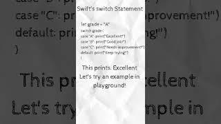 Unlock the Power of Swift’s Switch Statement! 🔥