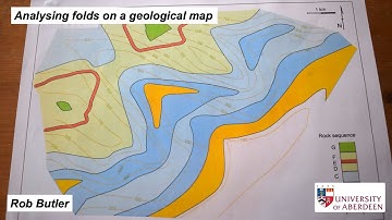 Analysing folds on a geological map