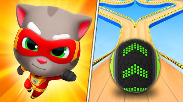 Talking Tom Hero Dash Run Game | Going Balls - Android/IOS Gameplay Walkthrough New Update