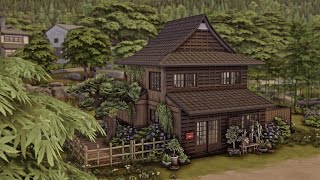 Traditional Japanese House | The Sims 4 | Speed Build with Ambience Sounds | No CC