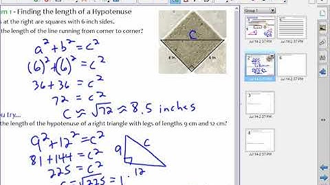 10 1 Pythagorean Theorem