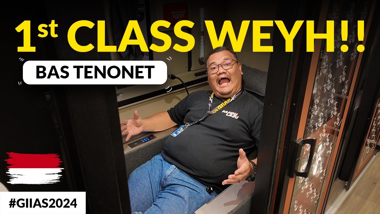 AKHIRNYA ABANG DAPAT REVIEW BAS, MEWAH MACAM DALAM FLIGHT !!!