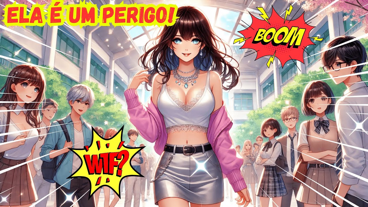🔥 Manhua colegial 2025: GAROTA LINDA aparece no PRIMEIRO DIA - Recapitulação de Manhwa