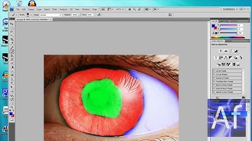 How to change your eye color in photoshop cs4