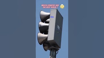 Thumbnail of Which Country Has The Coolest Siren? 🤔#shorts #technology
