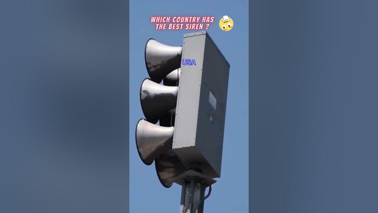 Which Country Has The Coolest Siren? π€#shorts #technology Which Country Has The Coolest Siren? π€#shorts #technology