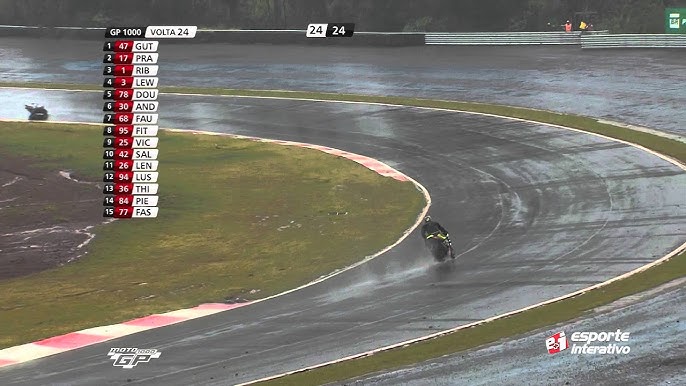 Imagens impressionantes: Grave acidente interrompe corrida da Moto