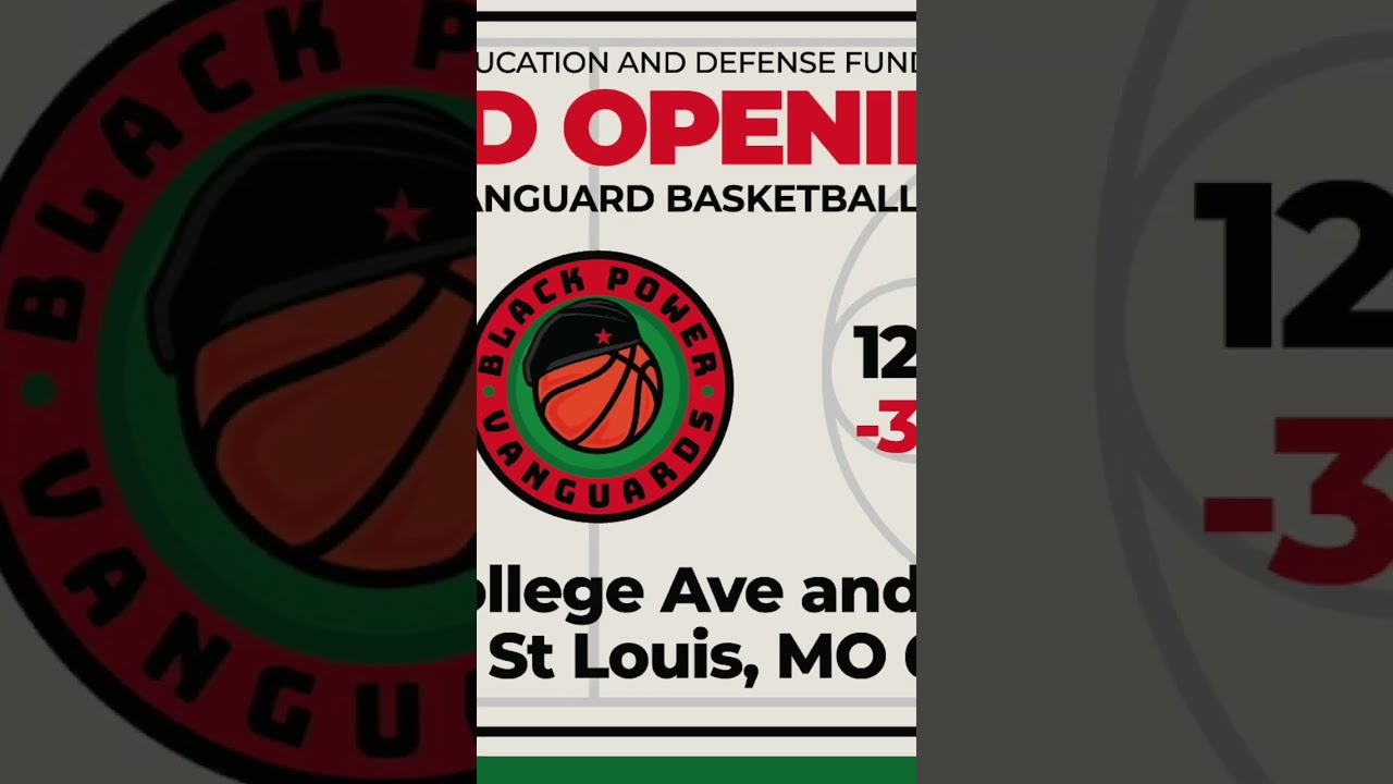 Announcing Grand Opening of Black Power Vanguards Basketball Court!