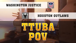 TTUBA GENJI  POV ● Washington Justice Vs Houston Outlaws ● Week 25 ● OWL Pov
