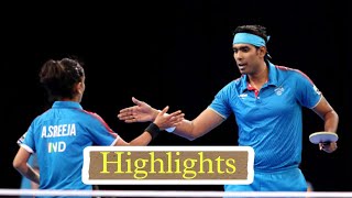 India Vs Australia Table Tennis| Sharath & Akula| Commonwealth Games Birmingham| Highlights