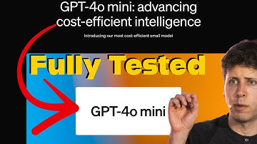 Title: GPT-4O Mini: OpenAI