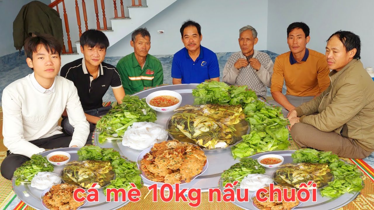 Cá Mè To 10kg Nấu Dấm Nẻ Chuối Xanh | Biển Nguyễn ngọc.
