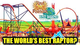 The World's BEST Single Rail Coaster? Fire Runner (Lost Island) Pros & Cons
