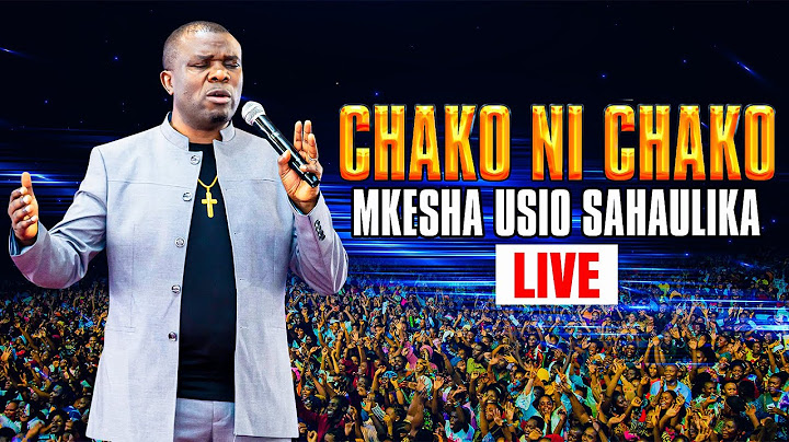 #Live : MKESHA USIO SAHAULIKA [MARUDIO]