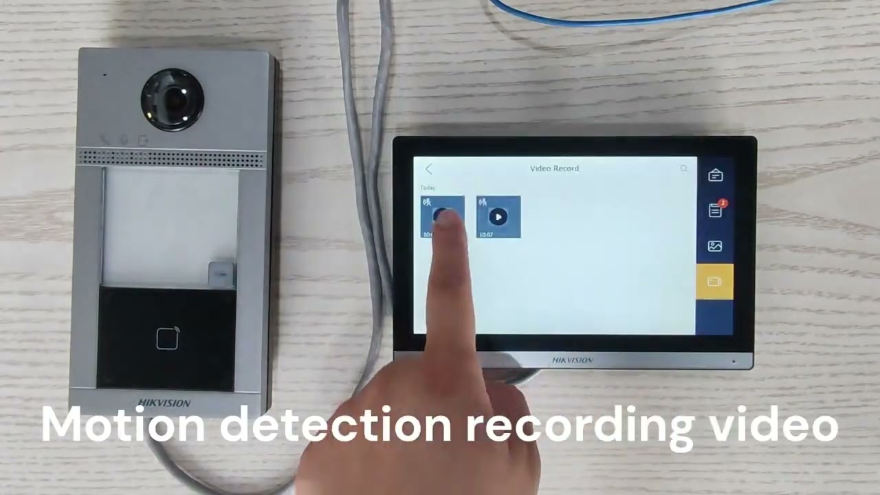 HIKVISION Original Multi-language POE Video intercom KIT,include DS-