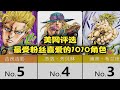 最受粉丝喜爱的JOJO角色TOP22~!【美网票选】