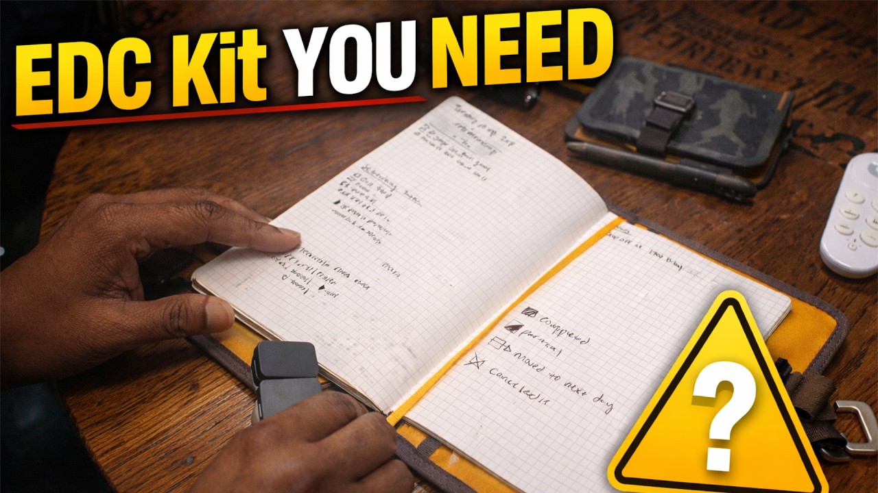 Правильный способ использования блокнота для повседневного ношения (простая система)