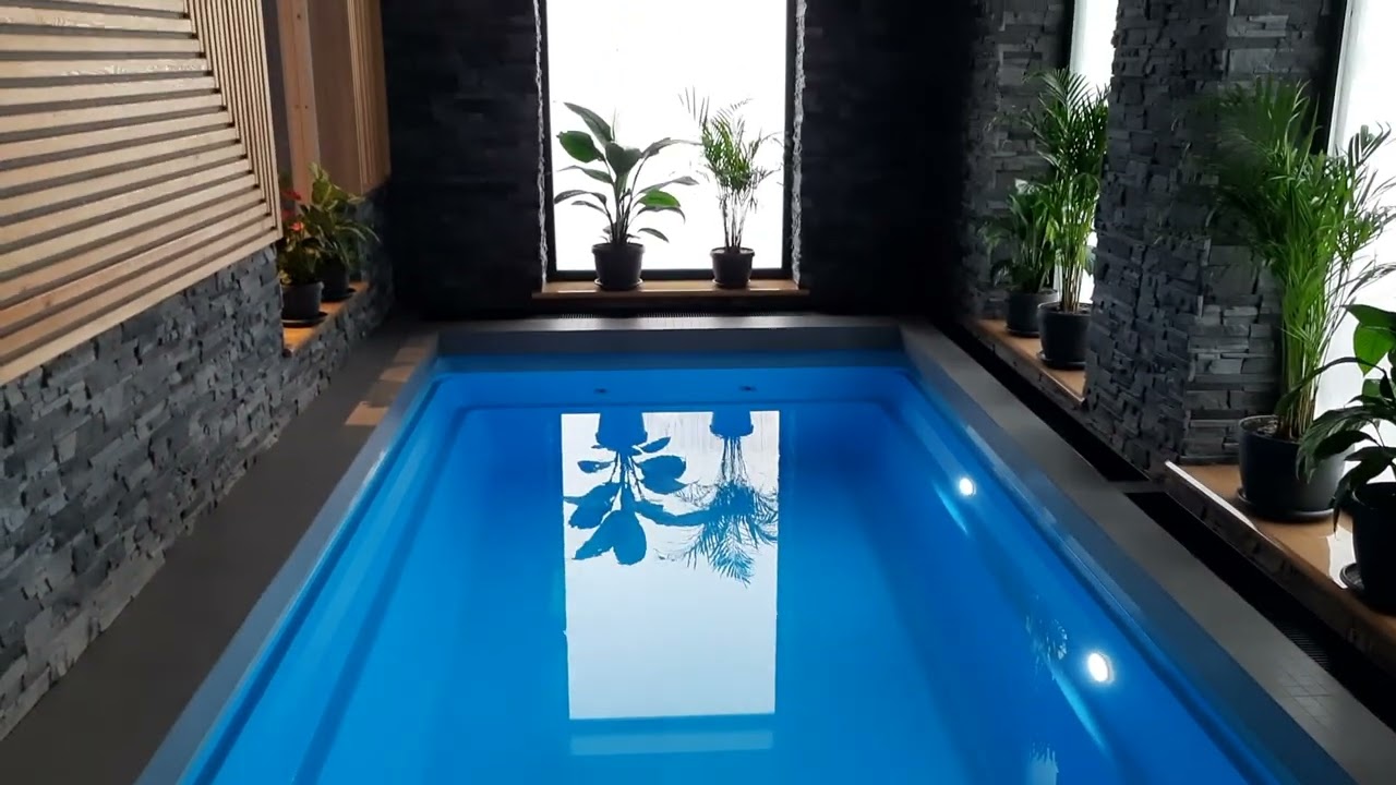 композитный бассейн цвет 3d Blu stone,  minipool 63 30,