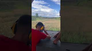 Mossberg Patriot 308win at a distance of 100 meters