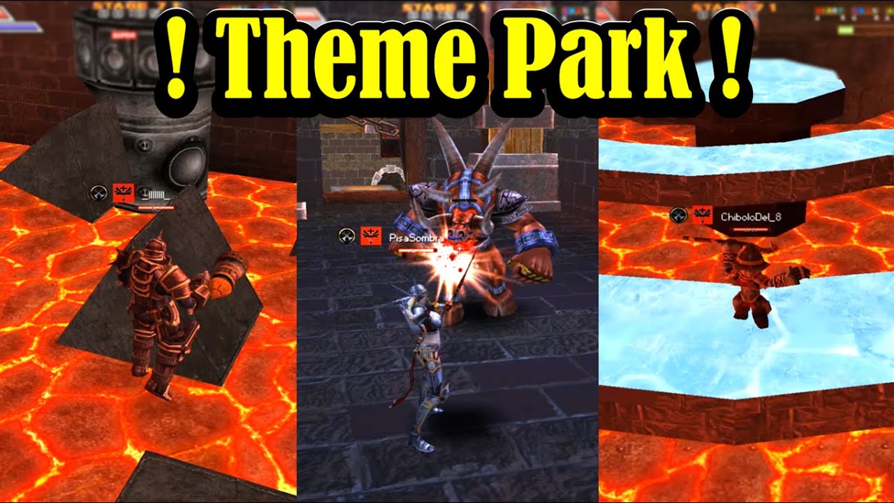 Rakion - Haciendo el Stage Theme Park Con Todos los Personajes