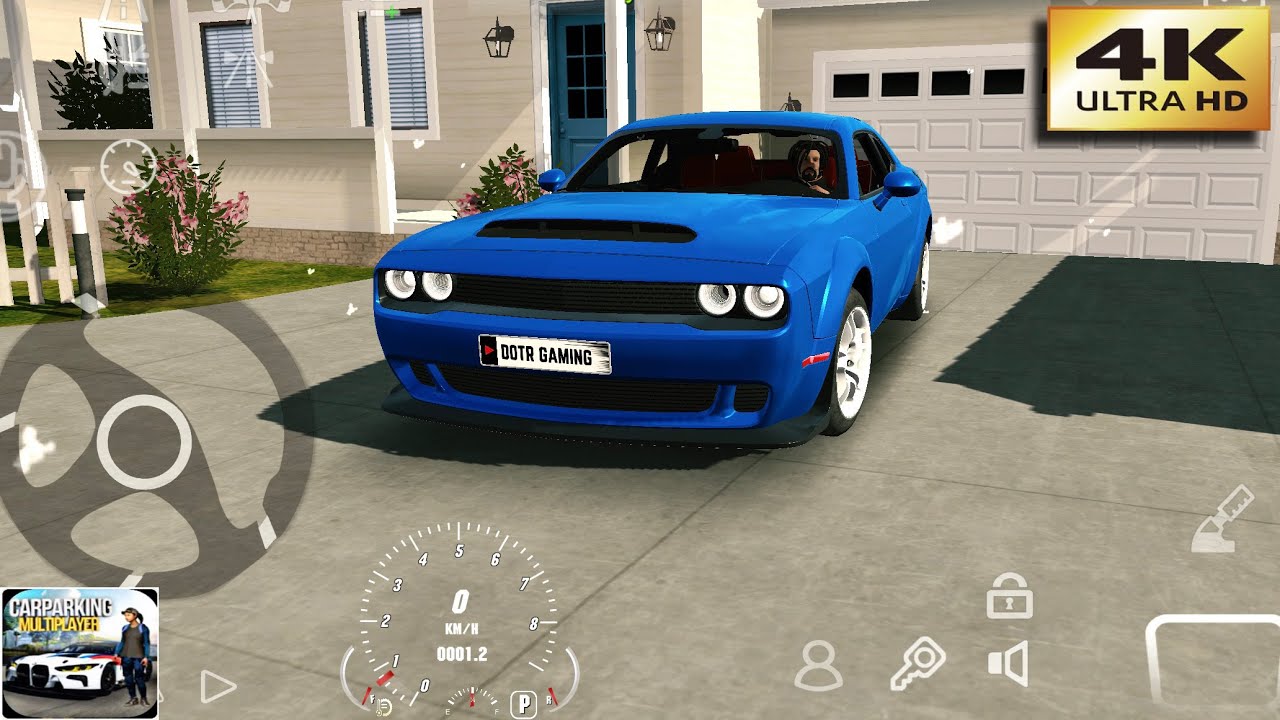 Dodge Challenger Demon Gameplay - Car Parking Multiplayer 4k Ultra