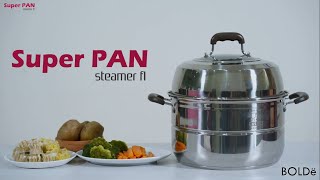 TVC BOLDE SUPER PAN STEAMER F1 - Kukusan Induction 2 Tingkat | Kapasitas BESAR!!!
