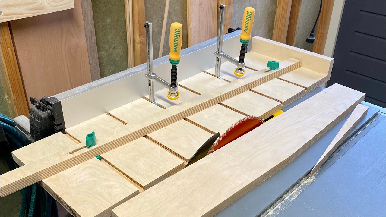 Simple Taper Jig Dewalt Dwe7492 YouTube