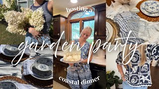 Host a Coastal Dinner Party with Me 🐚 Summer Backyard Hosting