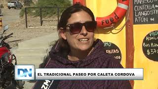 El tradicional paseo por Caleta Cordova