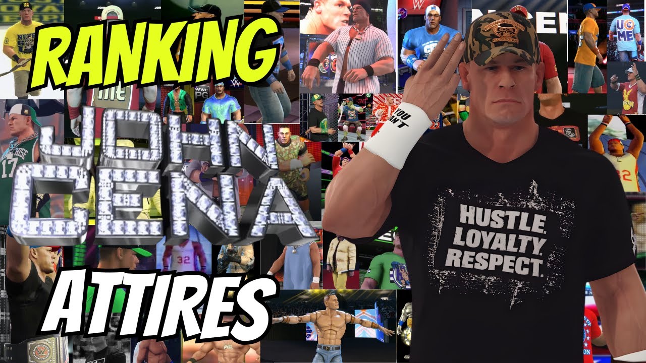 Ranking EVERY JOHN CENA ATTIRE IN GAMING!!