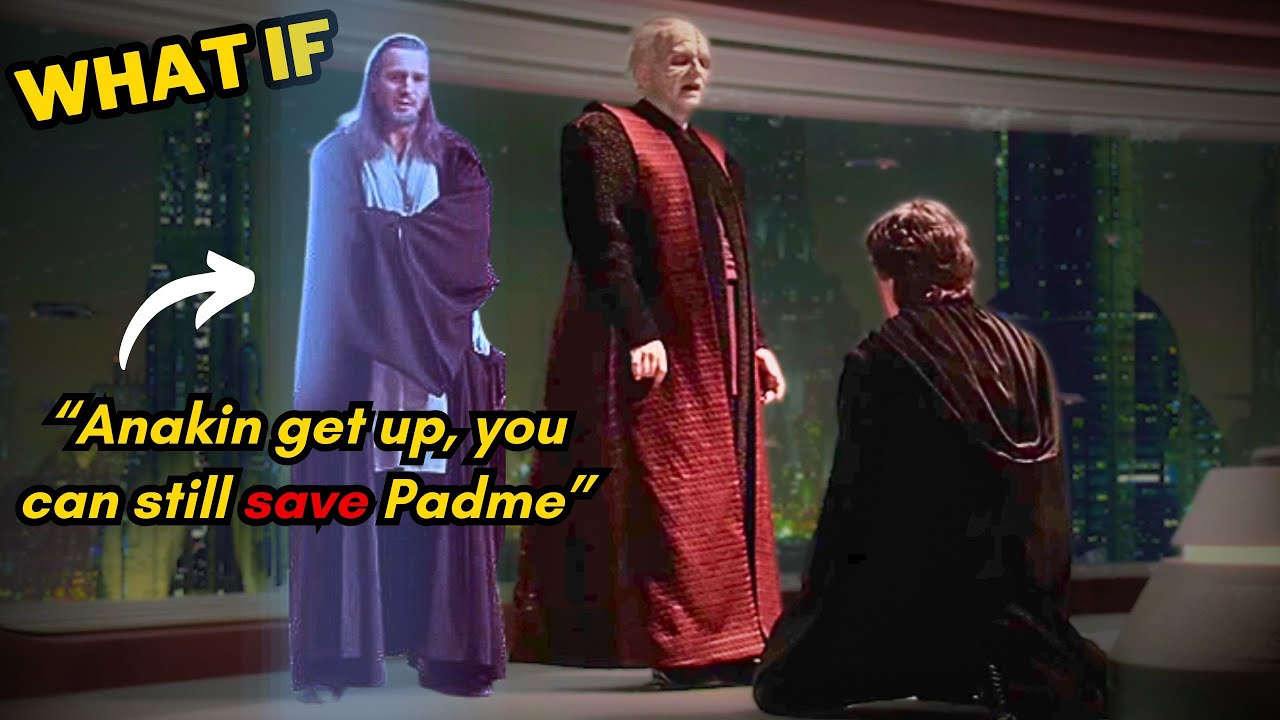 Что, если бы призрак Квай-Гона появился до того, как Энакин обратился?
