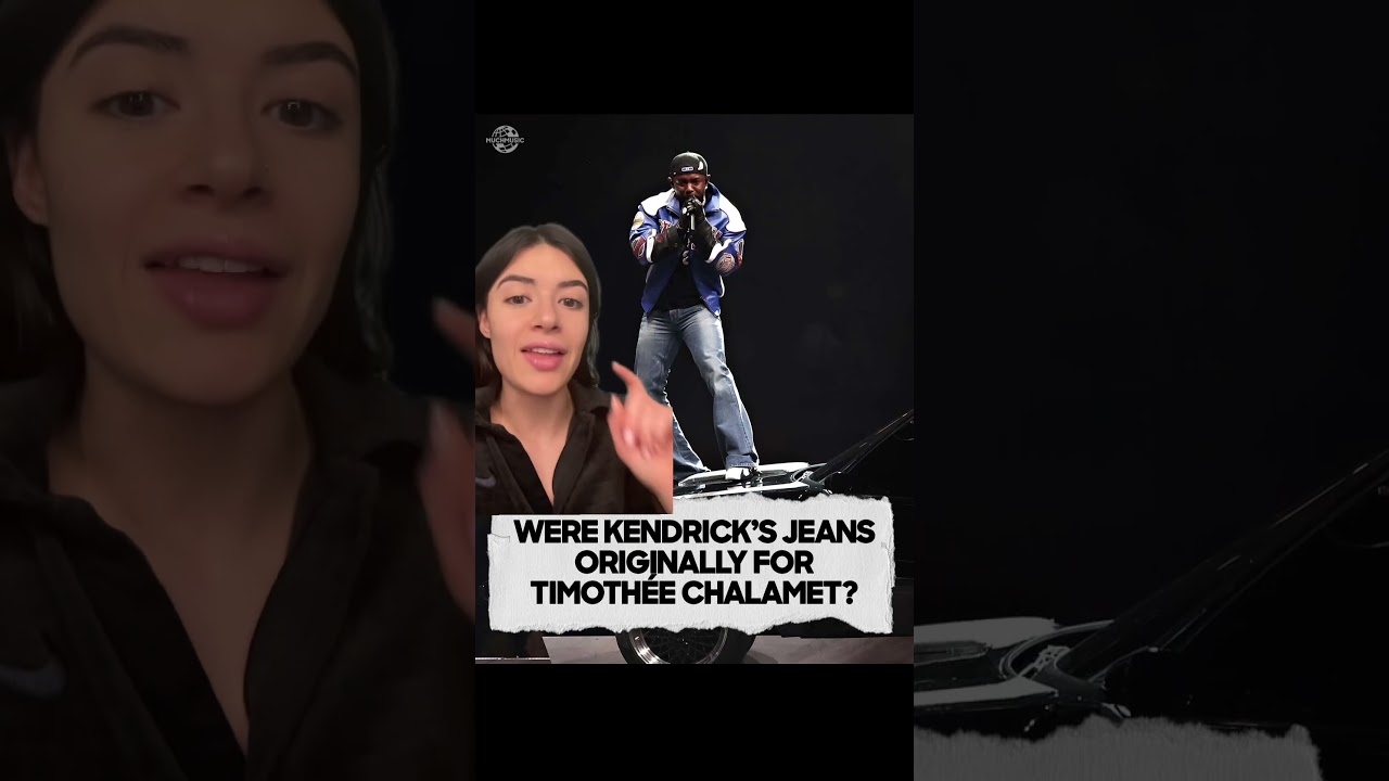 KENDRICK LAMAR’S SUPER BOWL JEANS WERE ORIGINALLY FOR TIMOTHÉE CHALAMET!?