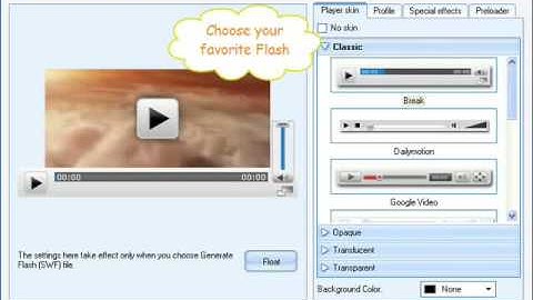 How to use Moyea Flash Video MX Pro