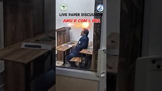 BTS AMU BCom BBA Entrance Exam 2026 ka complete live discussion lekar aaye hain ACC Experts! 📚#amu