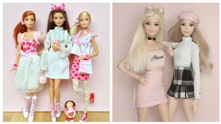 Barbie ~ Barbie kıyafet yapımı Dikişsiz nasıl yapılır ? pratik / 5 dakikada hallet / Barbi izle