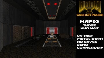 Doom II: Sucker Punch - MAP03 100% UV-Fast (Ultra Violence/Fast Monsters)