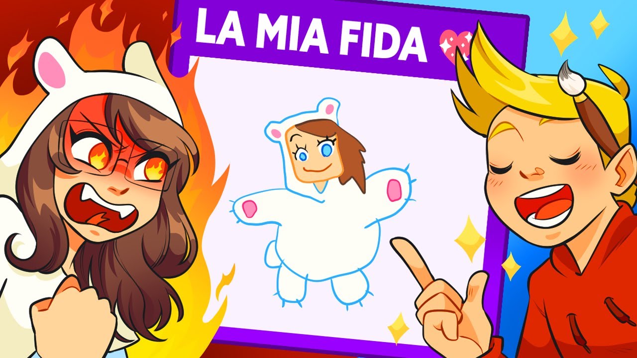 HO CHIESTO AI MIEI AMICI DI DISEGNARMI MA PER LORO FACCIO SCHIFO - Gartic Phone