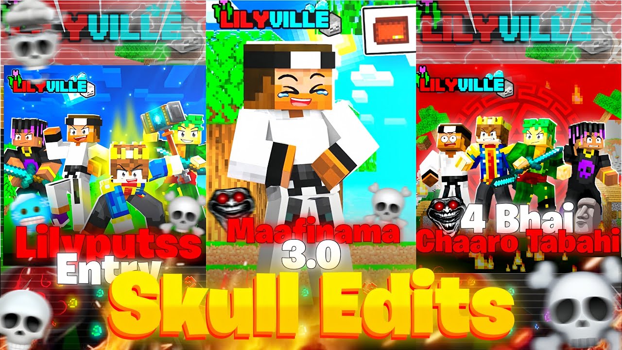 Skull Edits ft.@GamerFleet&Jack💀 | Shorts Compilation | MinevidZ - YouTube