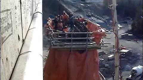 NIPIGON RIVER BRIDGE GETTING CONCRETE FOR THE TOWER
