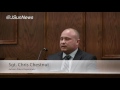VIDEO: Sgt. Chestnut testifies on apprehension of Miller