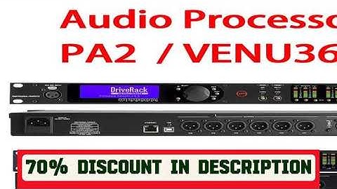 A must-have product! PA2/VENU360 2 Input 6 Output Stage Audio Processor Original Software Pro Audi