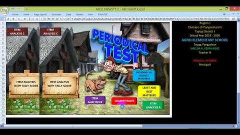 AUTOMATED PERIODICAL TEST RESULT WITH 4 TYPES OF ITEM ANALYSIS